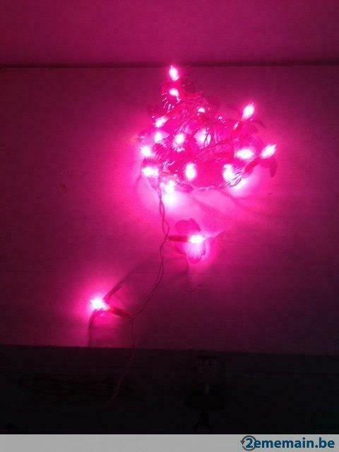 jeu de lumière fuchsia fleurs, Neuf