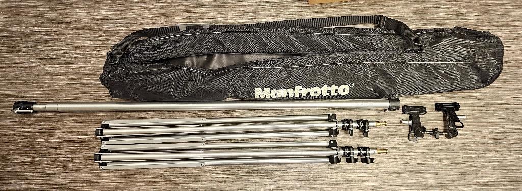 Kit support de Fond Photo/Video Manfrotto 1314, Ophalen, Zo goed als nieuw, Statief of Scherm
