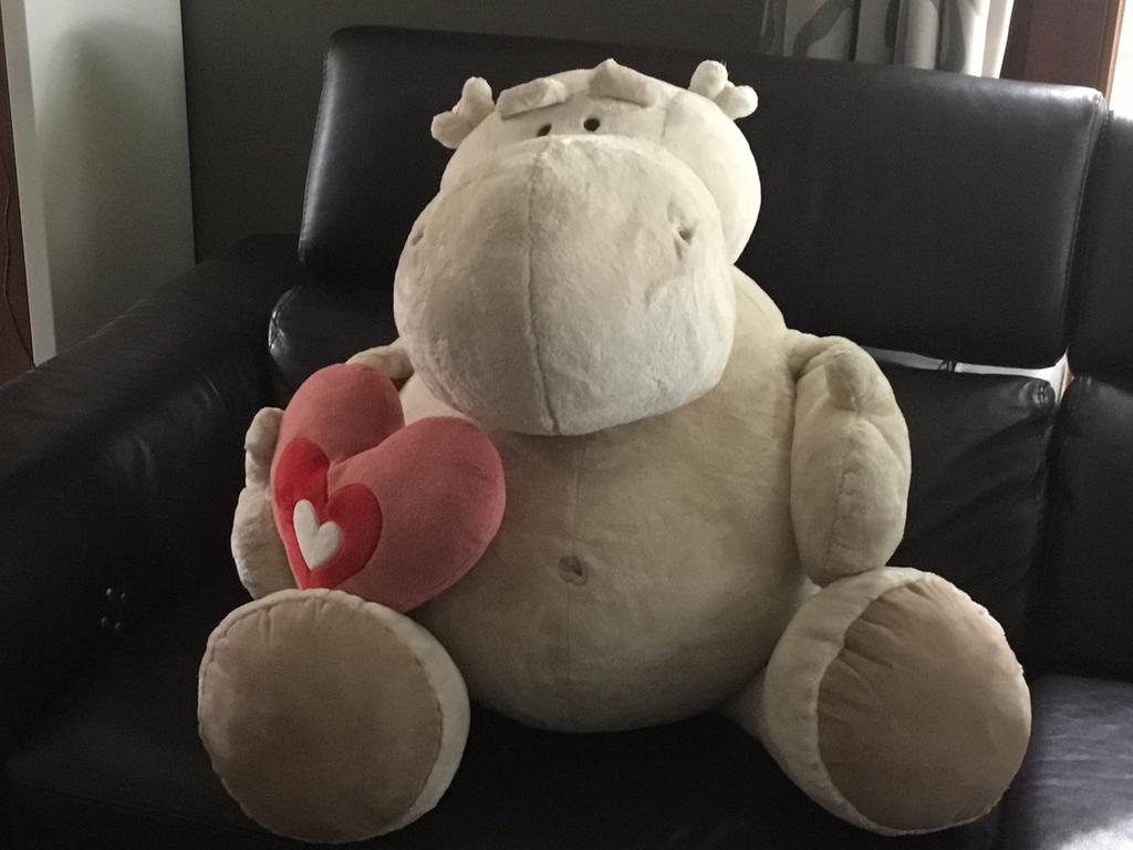 Nici Hippo Candy Love grote knuffel, Kinderen en Baby's, Speelgoed | Knuffels en Pluche, Ophalen of Verzenden