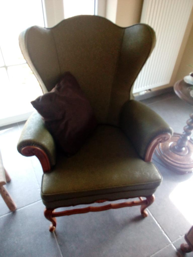 2 mooie retro zetels 1 grote en1 kleine.., Huis en Inrichting, Zetels | Zetels, Gebruikt, Eenpersoons, Retro, Ophalen