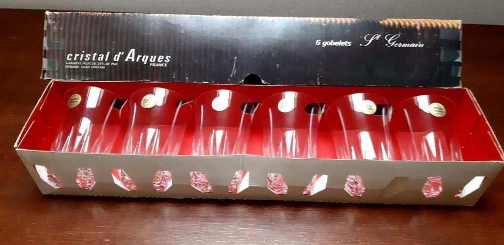 Divers ensembles de verres en cristal, bonne affaire, Enlèvement