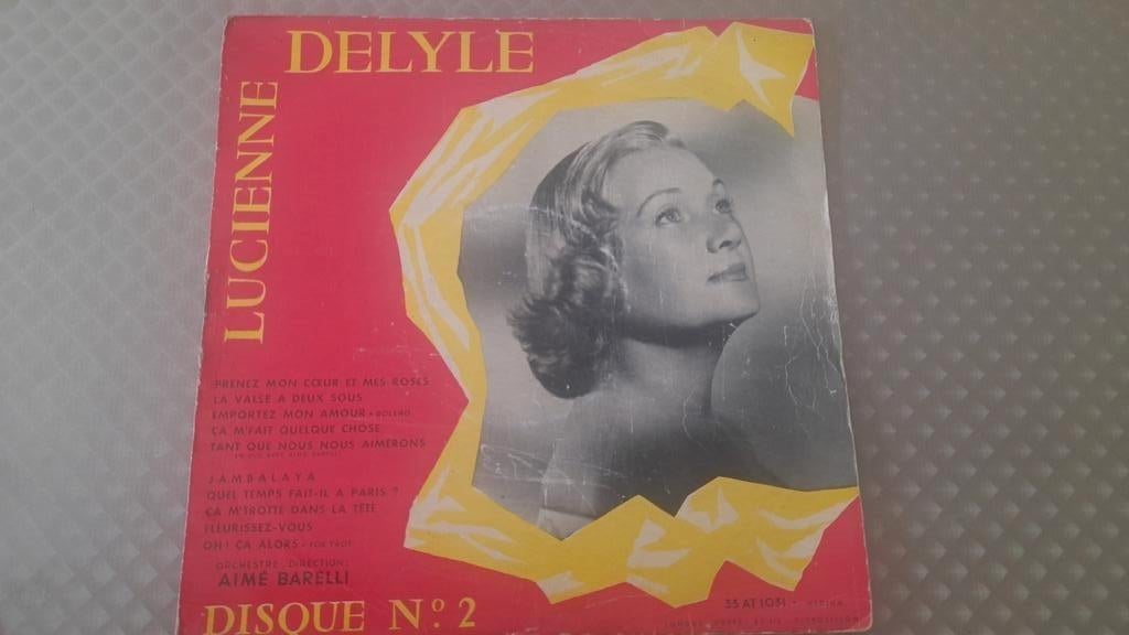 Lp Delyle Lucienne Chanson française, CD & DVD, Enlèvement ou Envoi