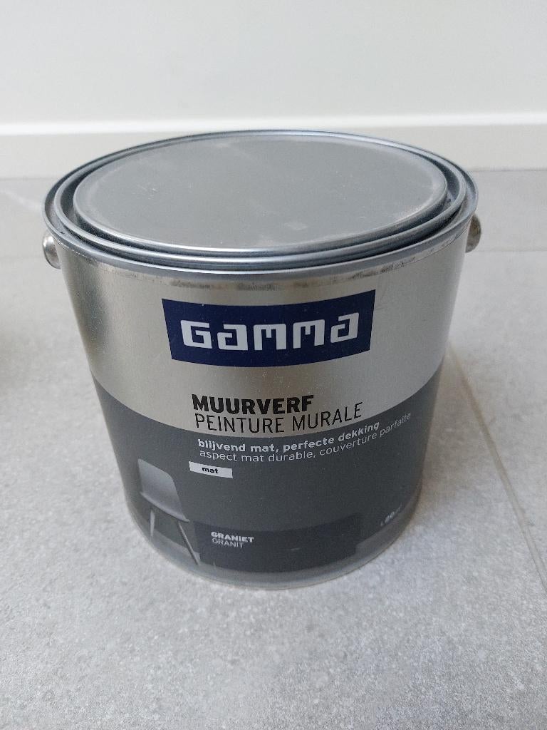 Peinture murale mat Granit Gamma, Bricolage & Construction, Peinture, Vernis & Laque, Neuf, Moins de 5 litres, Autres couleurs
