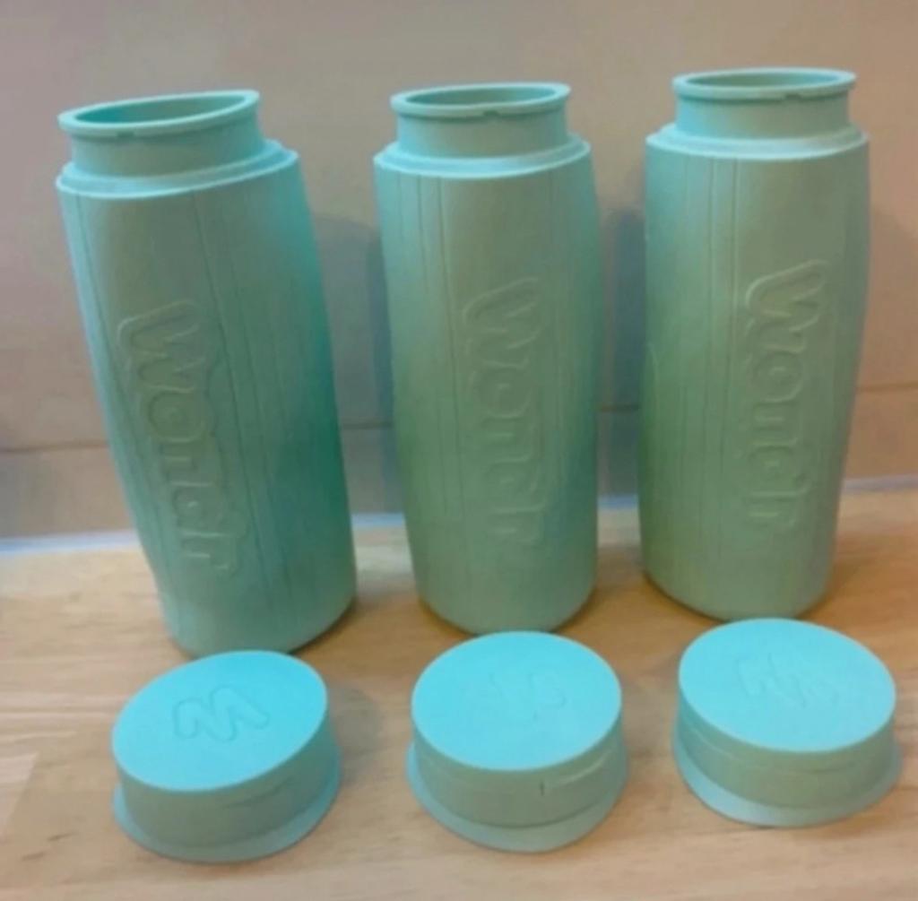 Wondr liquids flessen: 3 blauwe flessen, Ophalen, Zo goed als nieuw