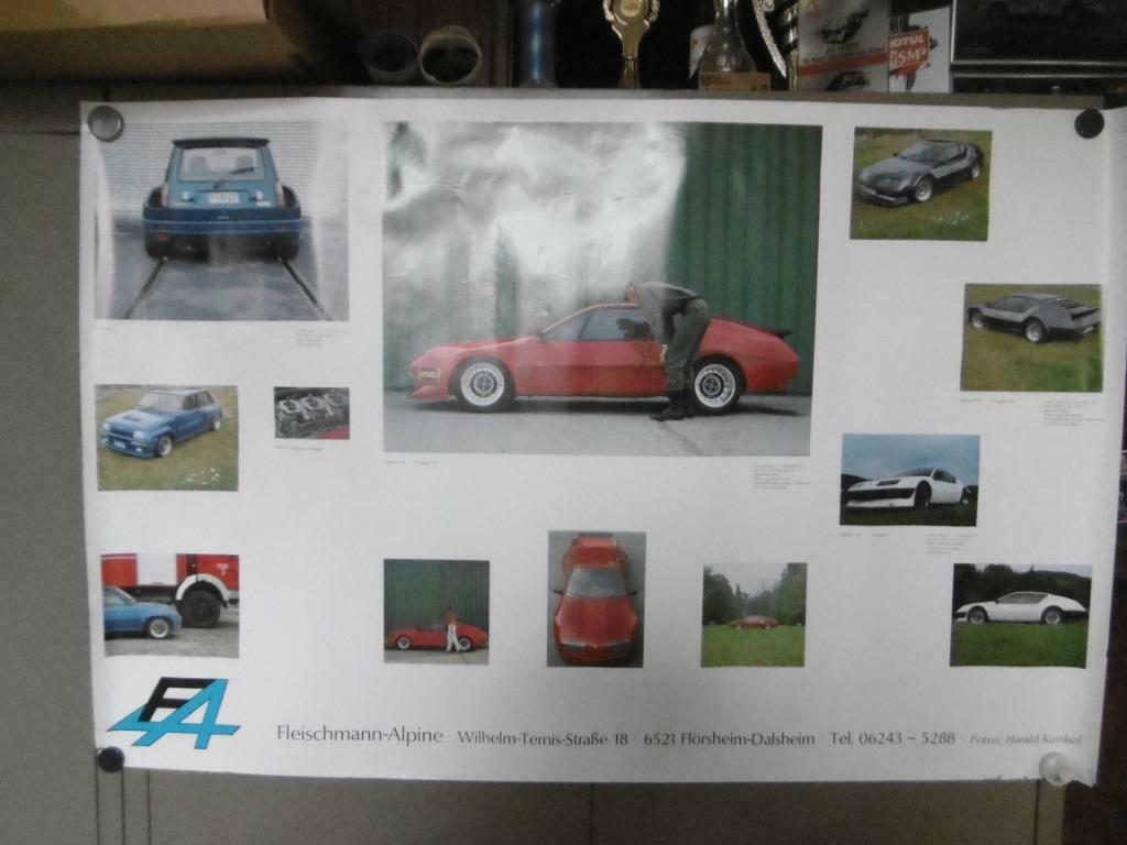 Poster Renault Alpine A 310, Ophalen of Verzenden, Nieuw