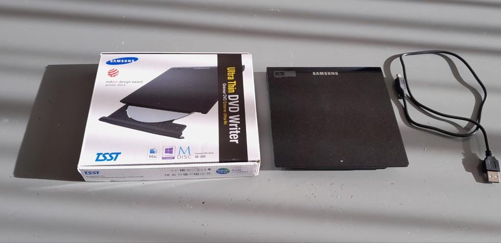 Ultra thin dvd writer Samsung., Informatique & Logiciels, Disques optiques, Enlèvement, Dvd