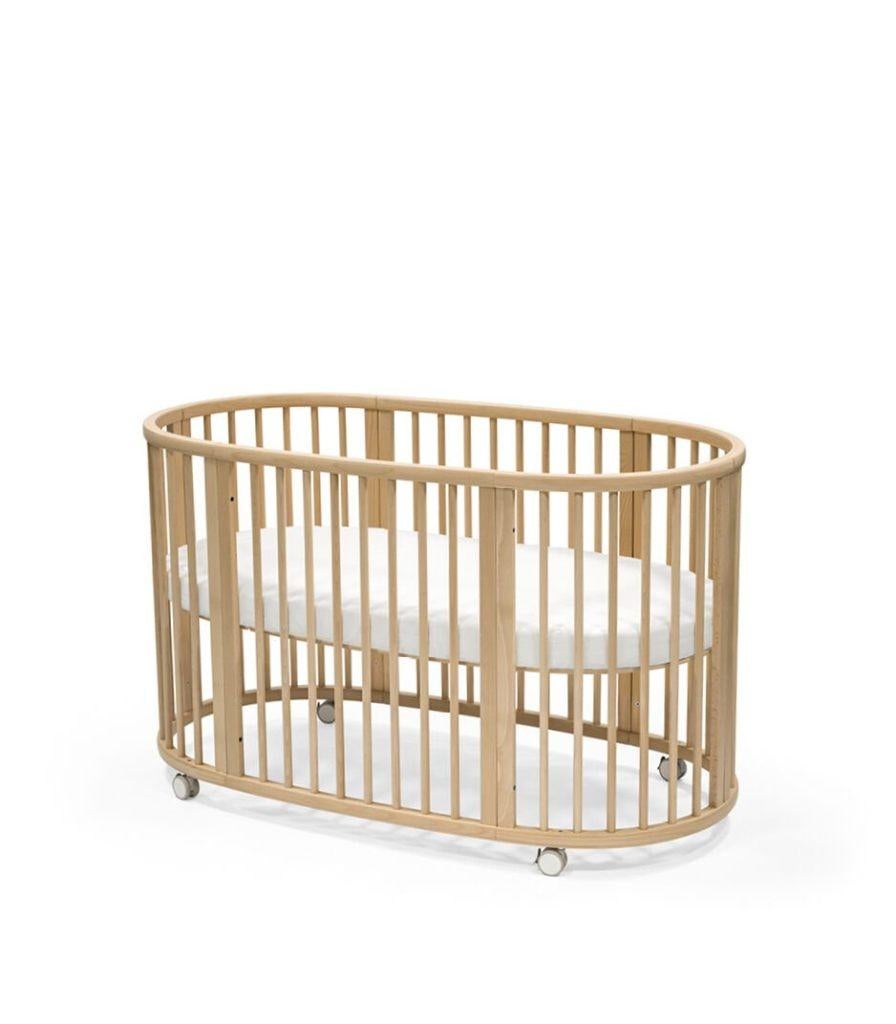Drap housse pour lit bébé Stokke Sleepi, Enfants & Bébés, Enlèvement ou Envoi, Comme neuf, Blanc