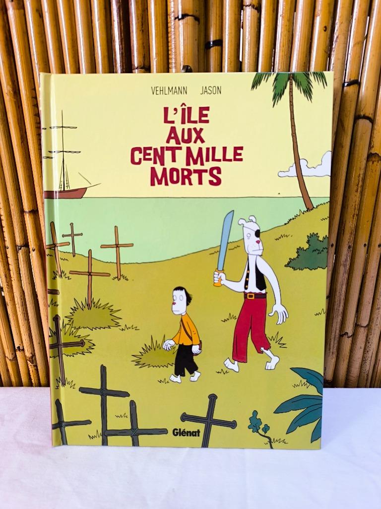 Strip "l'ile aux cent mille mort" gesigneerd Vehlman & Jason, Eén stripboek, Ophalen of Verzenden, Zo goed als nieuw, Vehlmann & Jason
