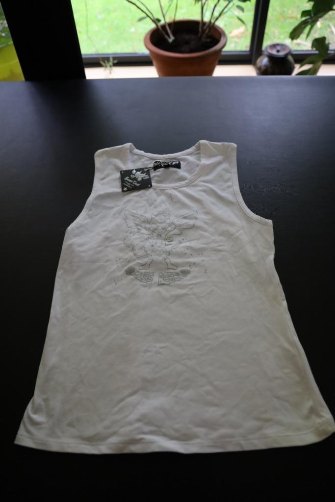 Nieuw wit topje 176, Meisje, Nieuw, Ophalen of Verzenden, Shirt of Longsleeve