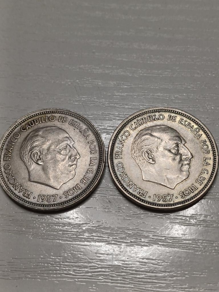 Espagne 50 pesetas 1957, Enlèvement