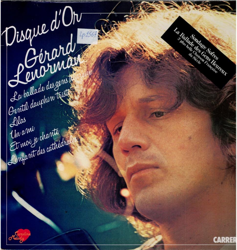 Vinyl, LP    /   Gérard Lenorman – Disque D'Or, Ophalen of Verzenden, Overige formaten