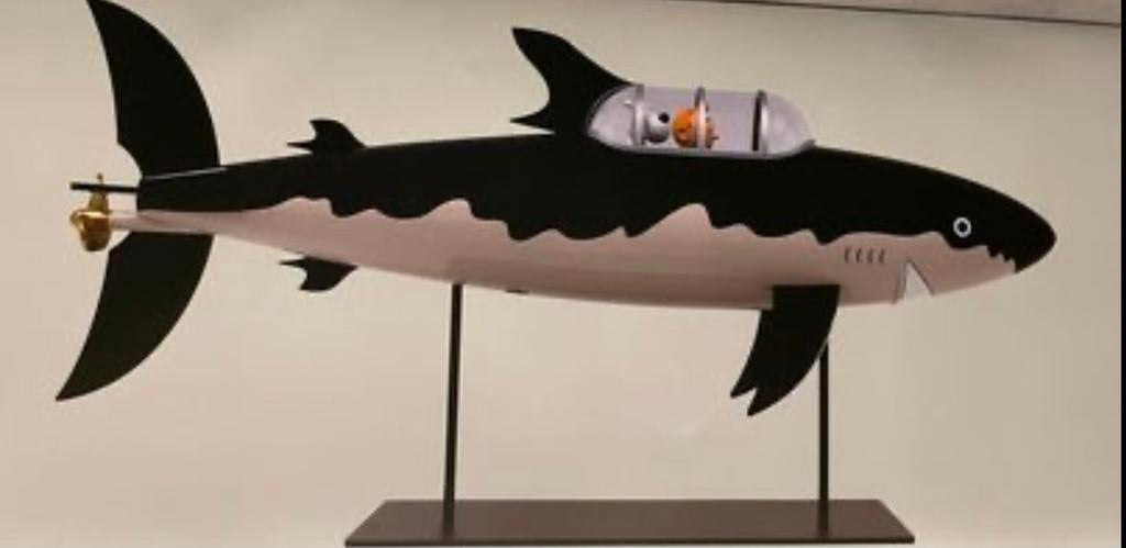 TINTIN : LE SOUS-MARIN - statuette en résine et ABS 77 cm, Enlèvement ou Envoi, Neuf