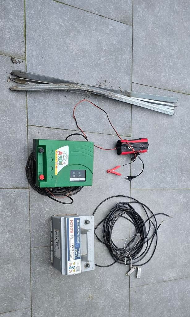 Aparaat om elektriciteit op draad te zetten
