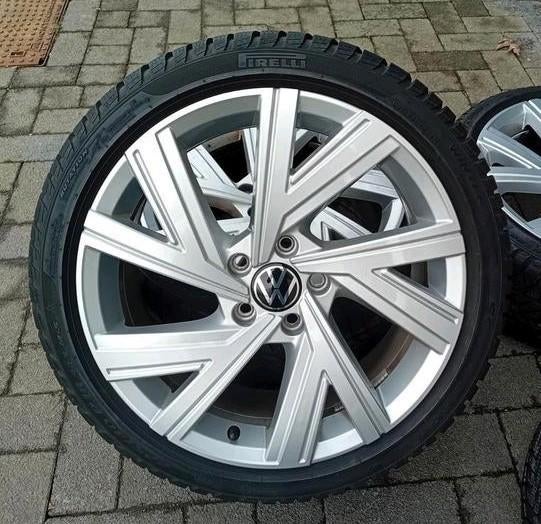 Winterbanden velgen VW Golf VIII GTI 5x112 18inch ET51 6&5mm, Auto-onderdelen, Banden en Velgen, Ophalen, 18 inch, Gebruikt, Banden en Velgen