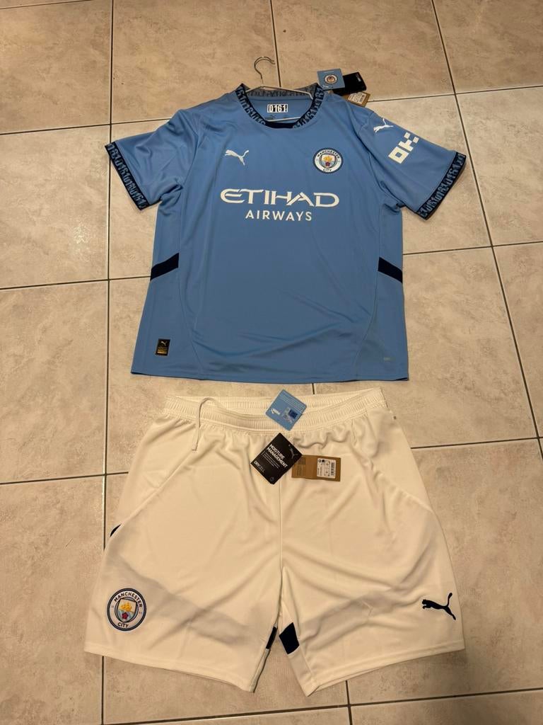 Manchester City 2024/2025 shirt en korte broek, Maat XL, Ophalen of Verzenden, Nieuw, Shirt