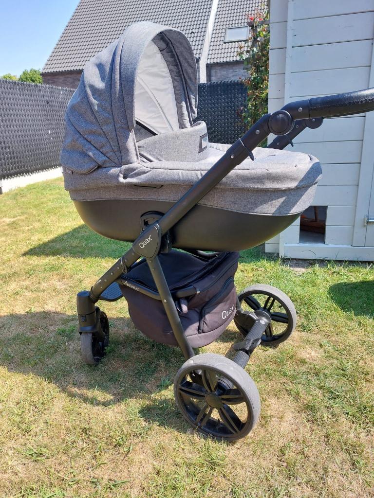 Quax kinderwagen inclusief regenhoes, muggennet, adapters,…, Kinderen en Baby's, Ophalen, Gebruikt, Kinderwagen, Overige merken