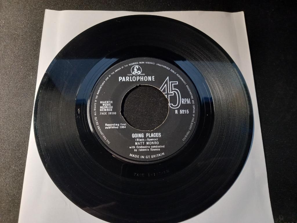 Matt Monro‎ — Pour mama/Going Places '7, Enlèvement ou Envoi, Single, Utilisé, Pop