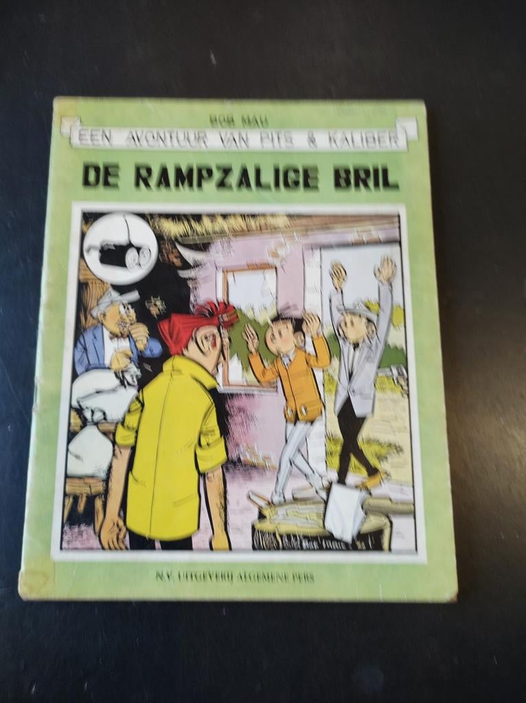De rampzalige bril een avontuur van Pits& Kaliber, eerste dr, Boeken, Stripverhalen, Ophalen of Verzenden