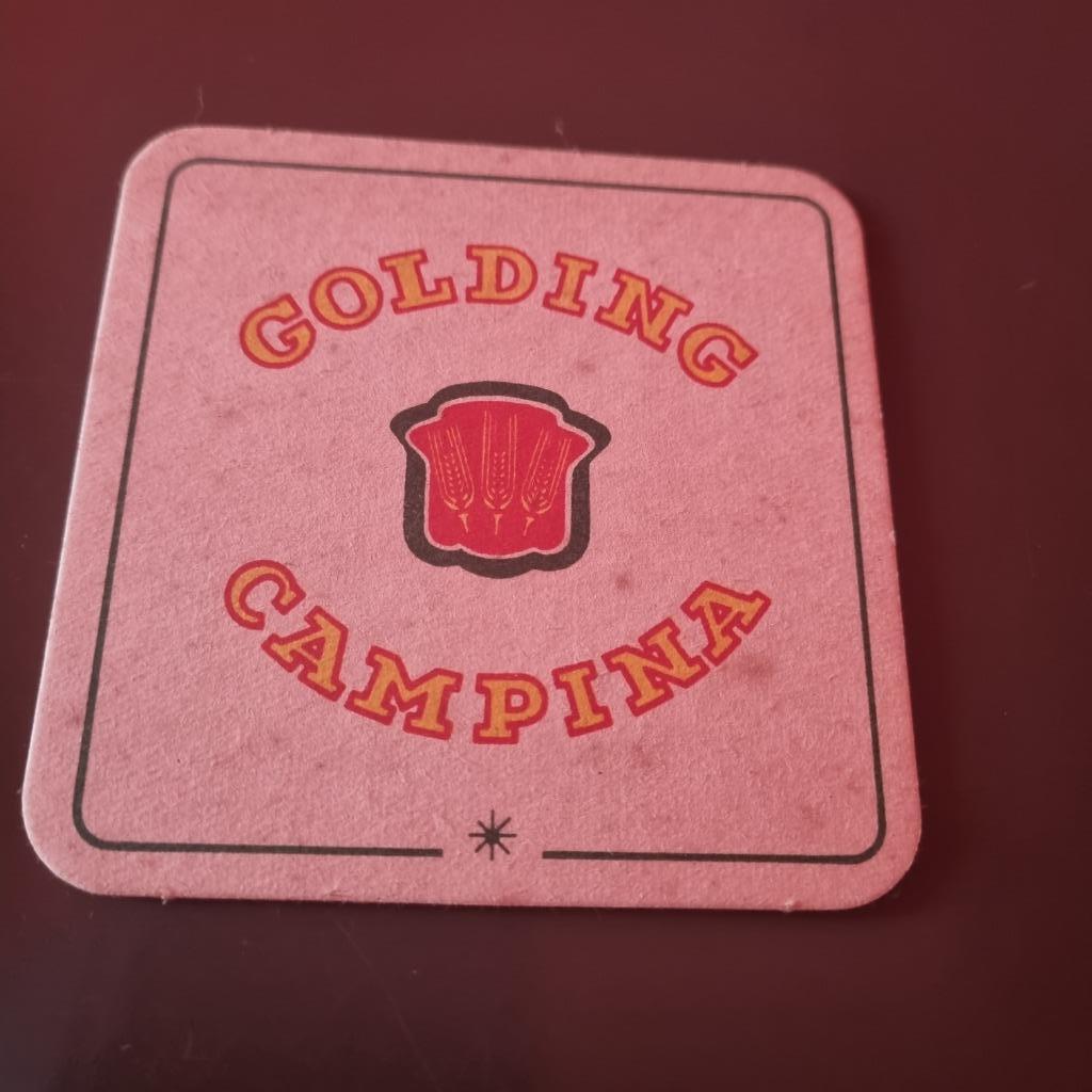 Sous Bock Golding Campina (modèle 1), Enlèvement ou Envoi, Utilisé, Sous-bock, Autres marques