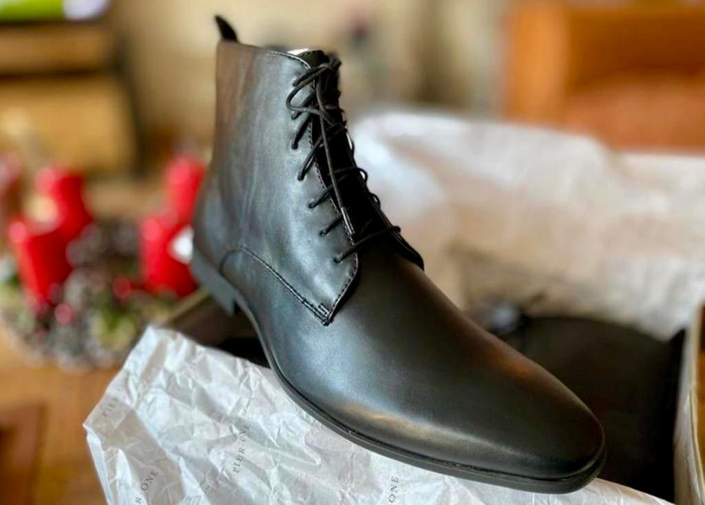 Geklede Heren Laars 45  🥾, Kleding | Heren, Ophalen of Verzenden, Zo goed als nieuw, Zwart