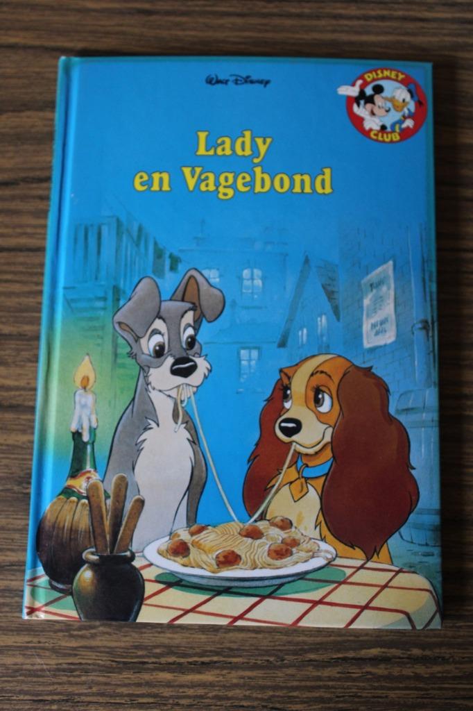 Disney boekenclub Lady en de vagebond (boek en cd), Boeken, Kinderboeken | Jeugd | onder 10 jaar, Gelezen, Walt Disney, Ophalen of Verzenden