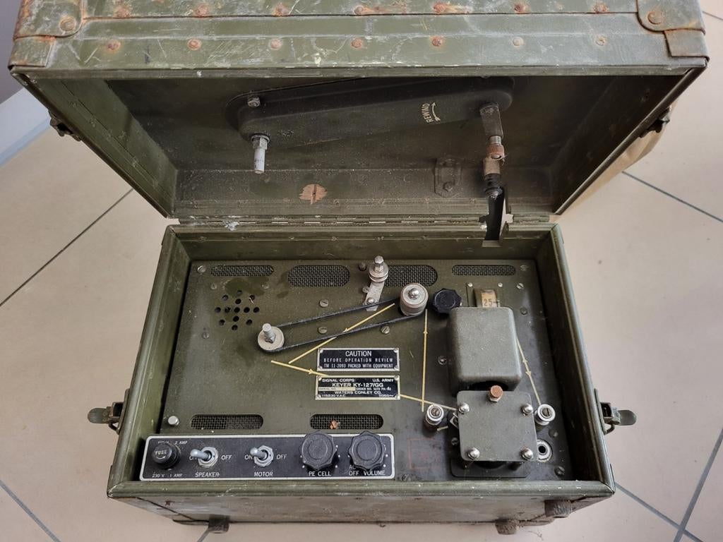 magnétophone morse, US période Vietnam, Collections, Objets militaires | Général, Enlèvement