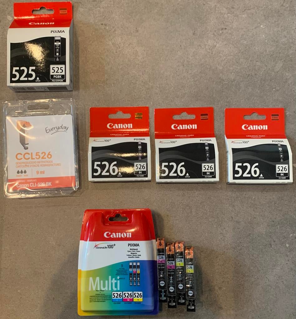 Inktpatronen Canon Pixma, Computers en Software, Printerbenodigdheden, Ophalen, Nieuw, Cartridge, Canon Pixma