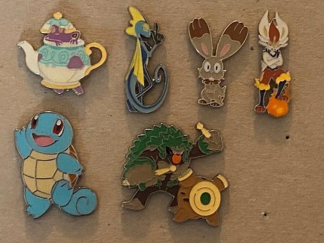 Lot van 6 originele pin's POKEMON, Verzamelen, Ophalen of Verzenden