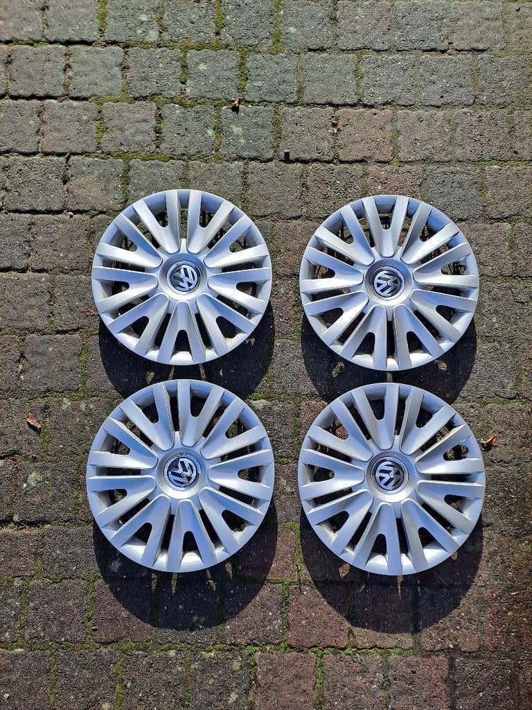 Winterset VW 195/65 R15, stalen velgen met VW wieldeksels, Auto-onderdelen, Ophalen, Gebruikt, 15 inch, Velg(en)