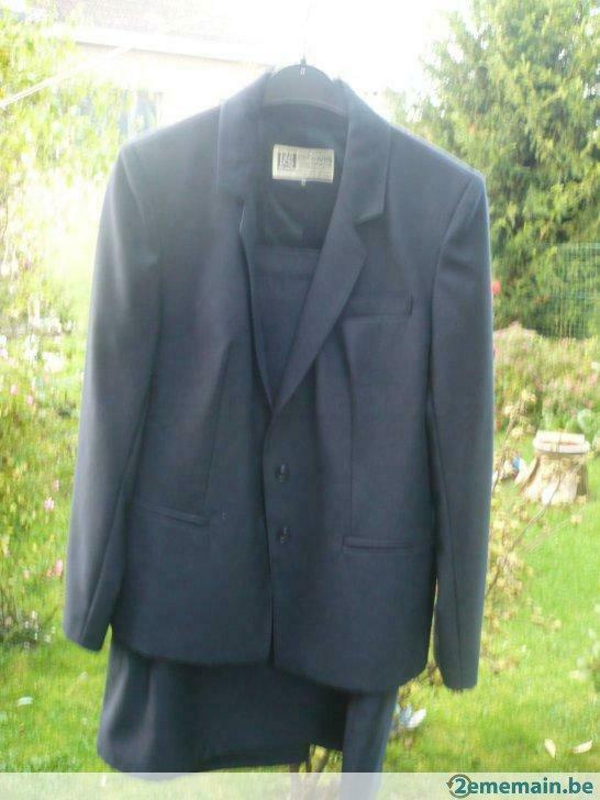tailleur dame, Enlèvement ou Envoi, Porté, Taille 42/44 (L), Bleu