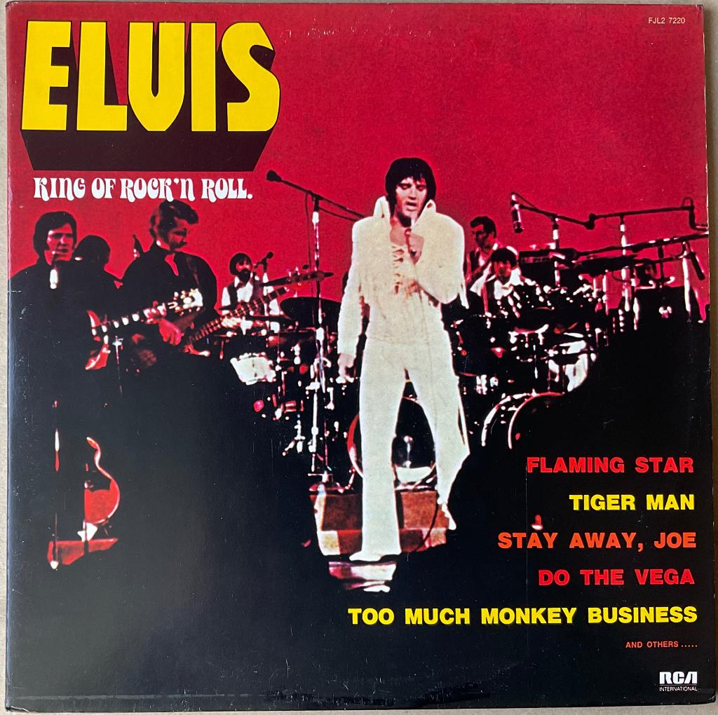 Elvis Presley Vinyl(2) "King of Rock "n" Roll France 1975, Verzenden, Zo goed als nieuw, 12 inch, Poprock