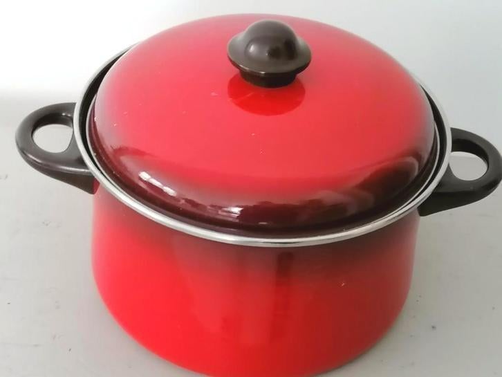 Beau lot de 5 articles de cuisine vintage style le Creuset, Enlèvement, Utilisé, Autres matériaux, Autres types
