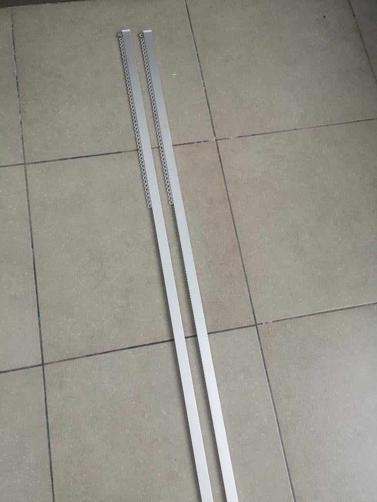 Tringles à rideaux/tringles, 200 cm ou plus, Gris, Moins de 100 cm, Comme neuf