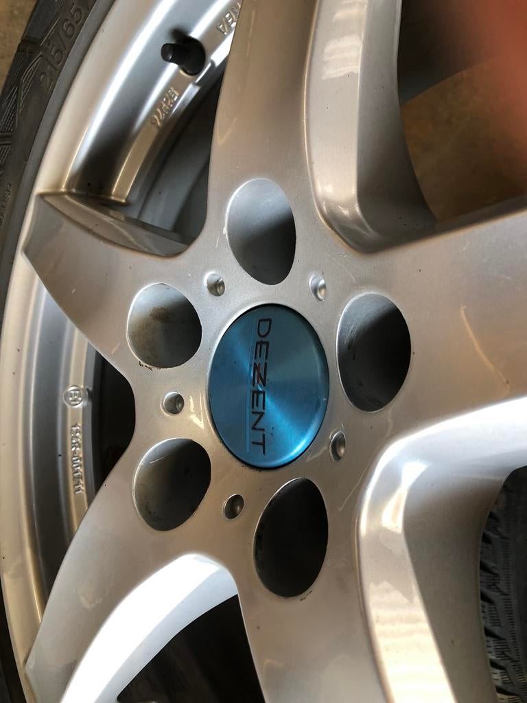 4 pneus hiver 215/65 R17 sur jantes, Pneus hiver, Pneu(s), Enlèvement, Utilisé