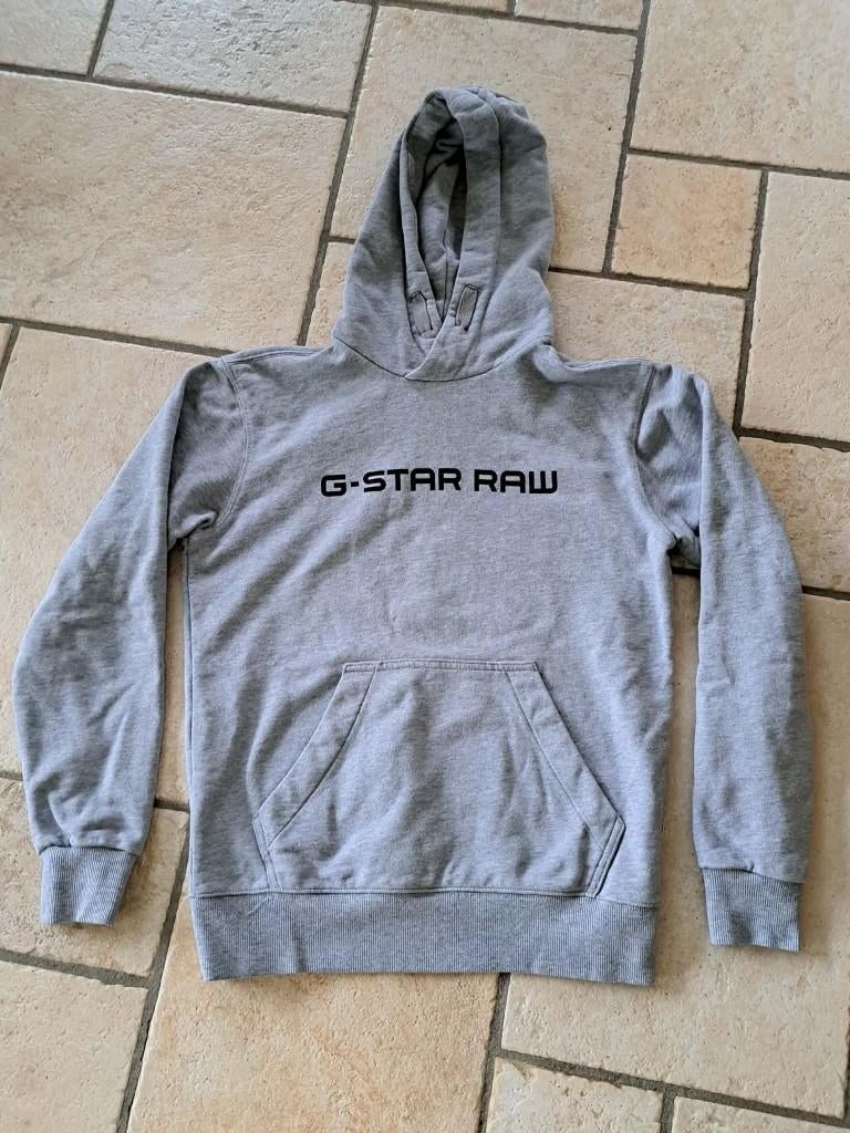 Sweater Gstar met kap (XS), Kleding | Heren, G-star Raw, Ophalen of Verzenden, Zo goed als nieuw, Grijs