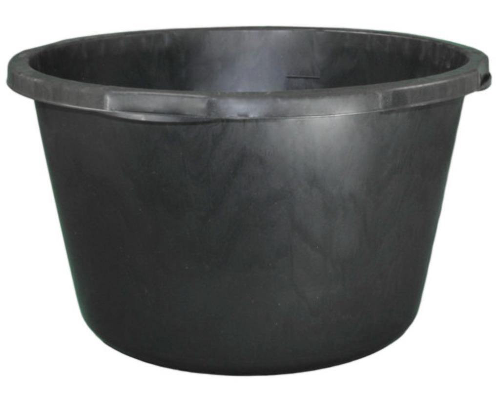 Bac à mortier PE rond, noir  585 mm 65 l : 7,50 €, Enlèvement, Neuf, Outillage ou Accessoires