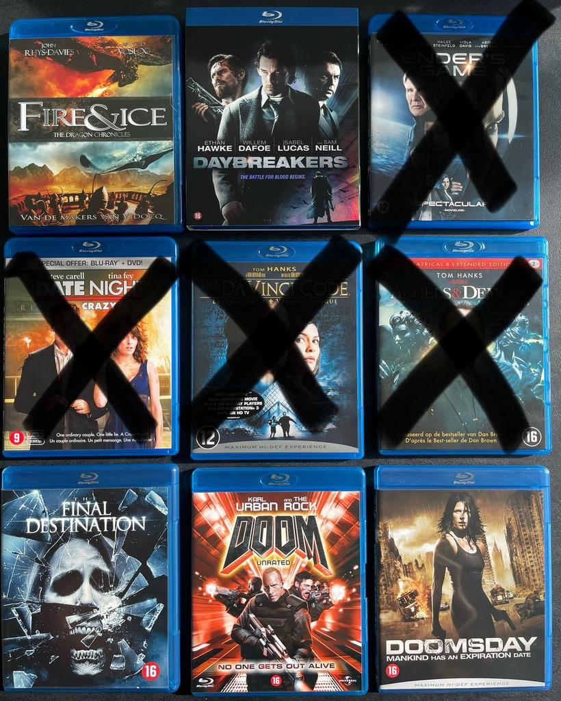 Verschillende films BLU-RAY (prijs per stuk) - 1, Cd's en Dvd's, Blu-ray, Zo goed als nieuw, Overige genres, Ophalen of Verzenden