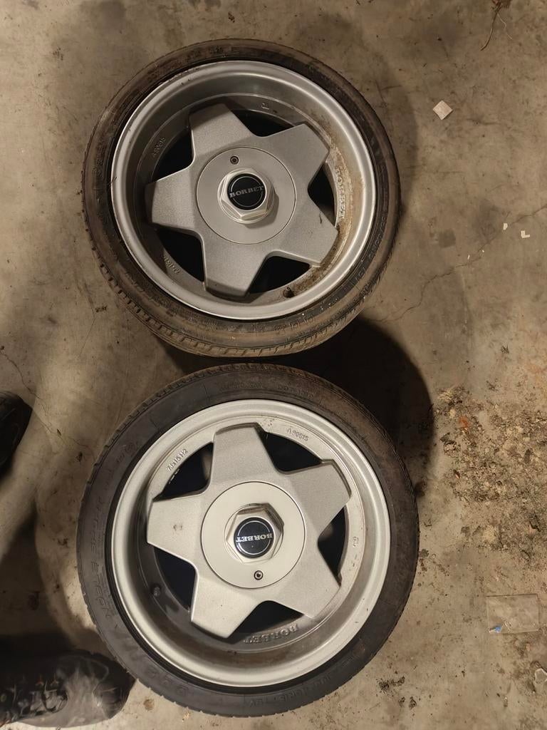 15 inch breedset borbet a, Auto-onderdelen, Banden en Velgen, Ophalen, Gebruikt, 15 inch, Band(en)
