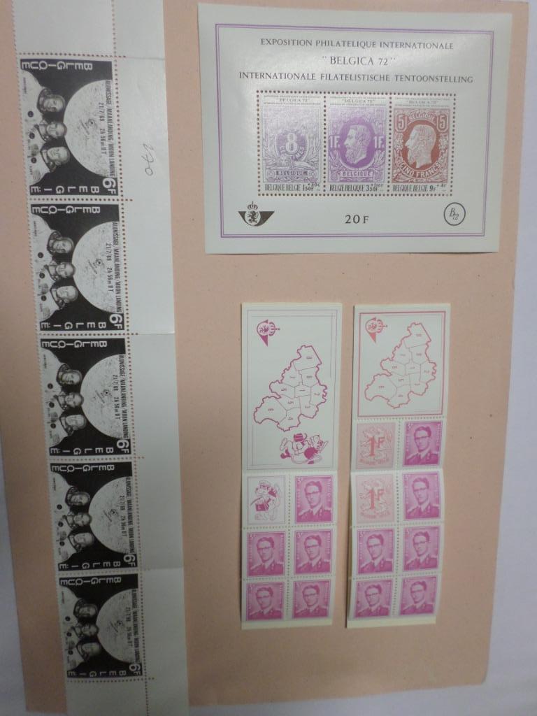 postzegels belgië postfris blok vel, Ophalen of Verzenden, Postfris, Overig, Zonder envelop