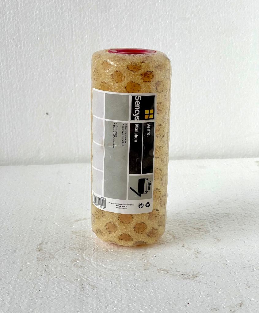 Rouleau pour peinture structurée - Sencys - 18cm - Neuf, Enlèvement, Neuf, Rouleau à peinture