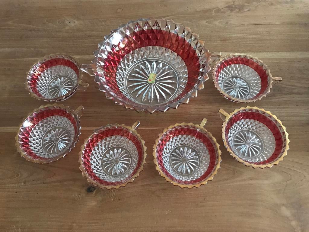 Lubiana Made in Italy 7 delige set schalen kommen, Ophalen of Verzenden