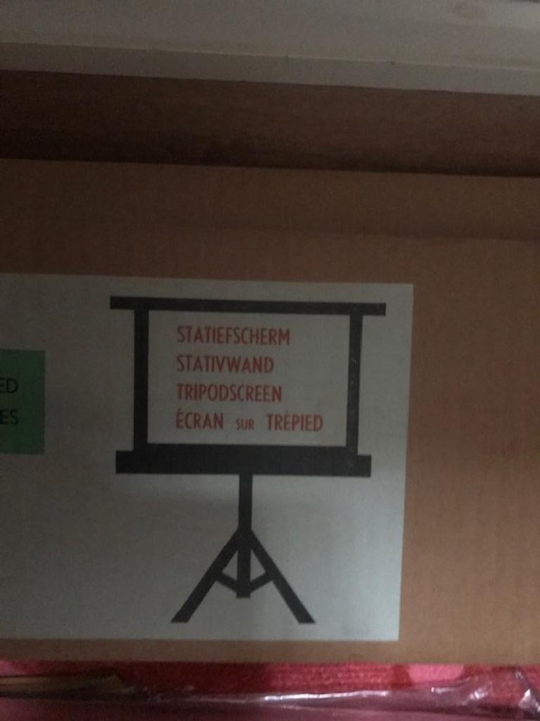 diascherm, Ophalen, Gebruikt