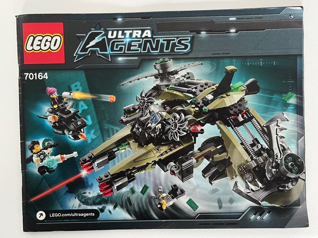 Lego Ultra Agents 70164 Hurricane Heist, Kinderen en Baby's, Ophalen of Verzenden, Gebruikt, Complete set, Lego