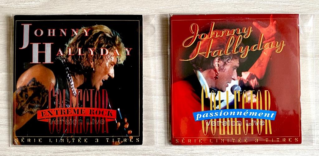 Johnny Hallyday /// 2 CD COLLECTOR /// 3 titres LIVE par CD, Enlèvement ou Envoi, Comme neuf