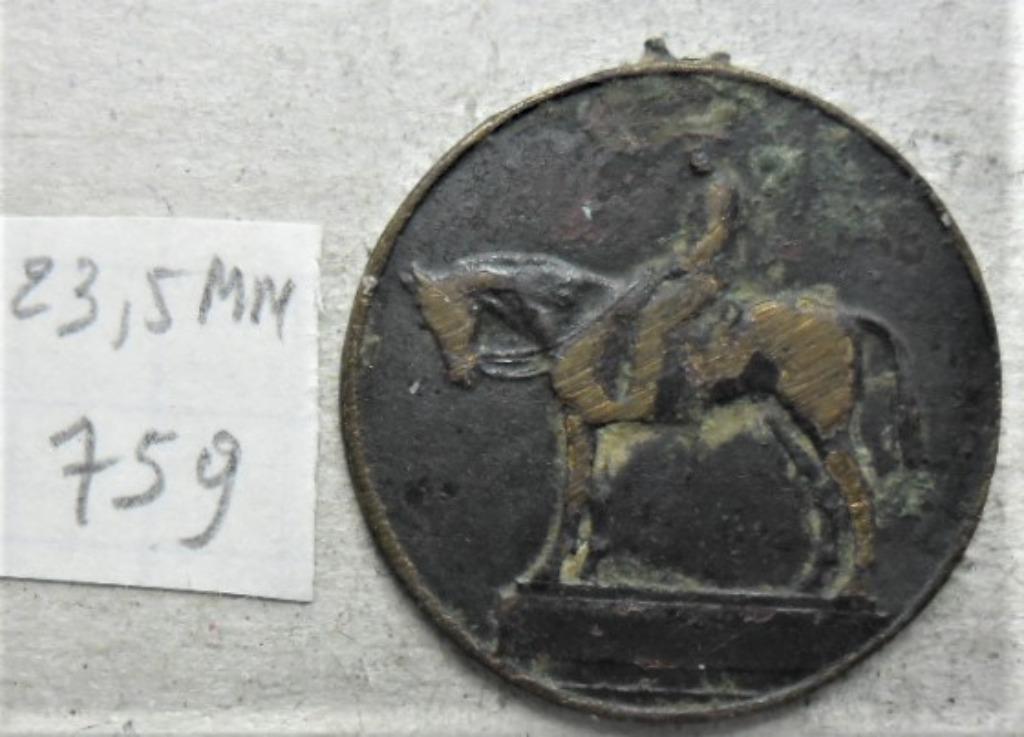 Inauguratietoken Marshal Haig-monument 23,5 mm, Ophalen of Verzenden, Overige materialen