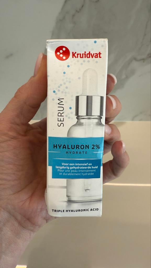 Kruidvat Hydrate Hyaluron 2% Serum, Handtassen en Accessoires, Ophalen of Verzenden, Nieuw, Gehele gezicht, Verzorging
