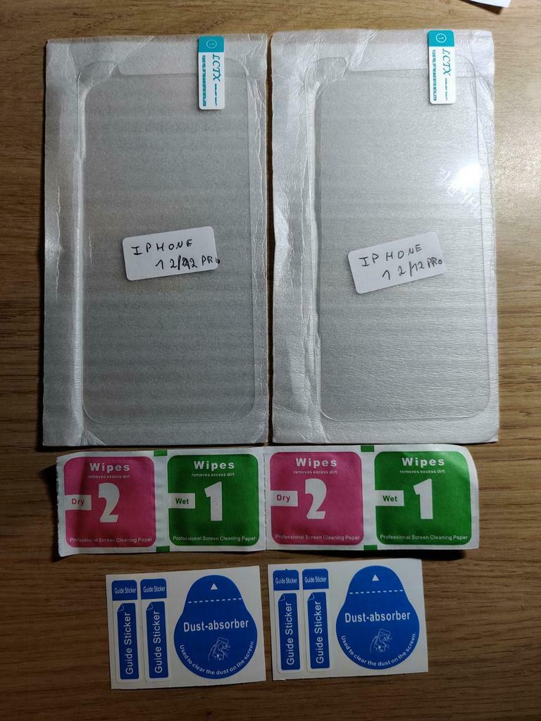 Verre trempé Iphone 12 / Iphone 12 Pro, Enlèvement ou Envoi, Neuf, Façade ou Cover