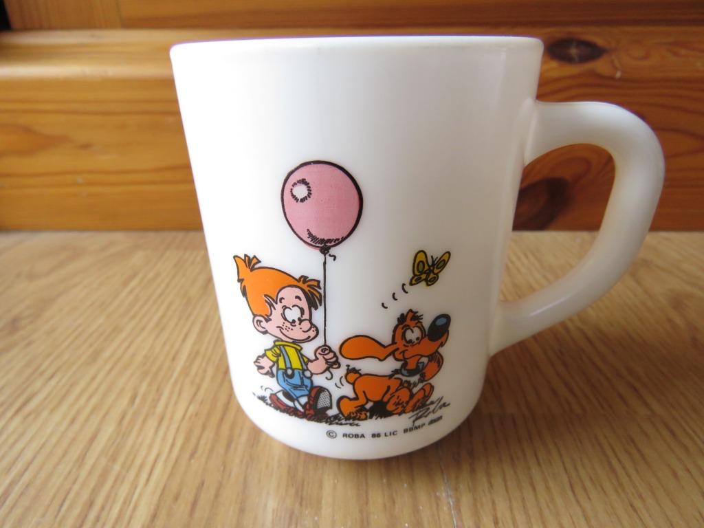 mug tasse Boule et Bill en arcopal de 1986, Maison & Meubles, Cuisine | Vaisselle, Enlèvement ou Envoi, Comme neuf, Tasse(s) et/ou soucoupe(s)
