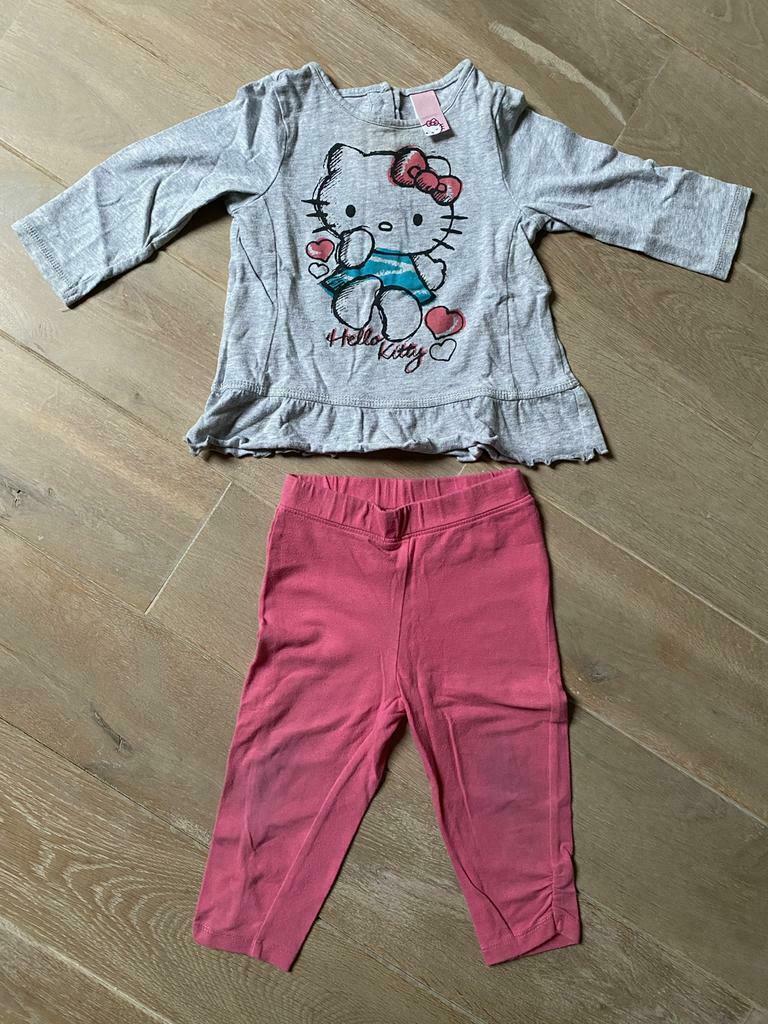 Pyjama van Hello Kitty maat 80, Nacht- of Onderkleding, Gebruikt, Meisje, Ophalen of Verzenden