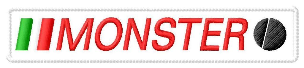 Patch Ducati Monster - 121 x 23 mm, Ophalen of Verzenden, Nieuw